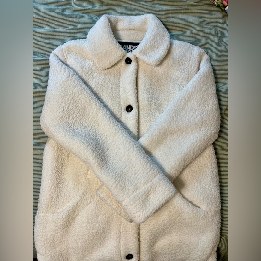 NEW Land’s End Sherpa Fleece Jacket - Small - Picture 2 of 7